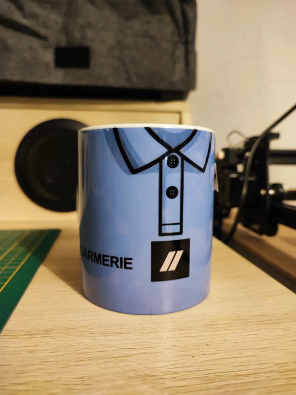 Tasse personnalisée - buste Gendarmerie
