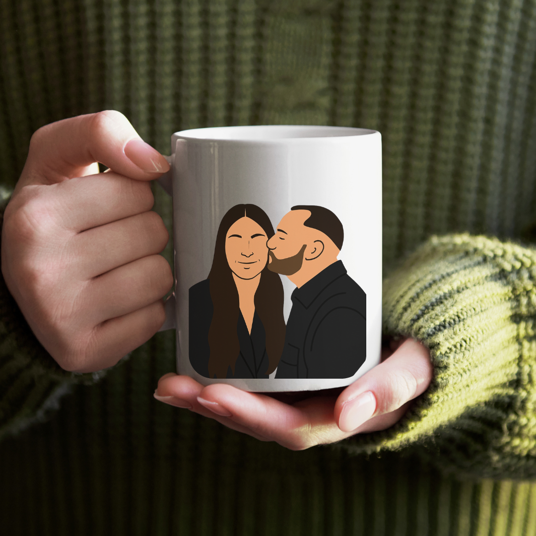 Tasse personnalisée - portrait