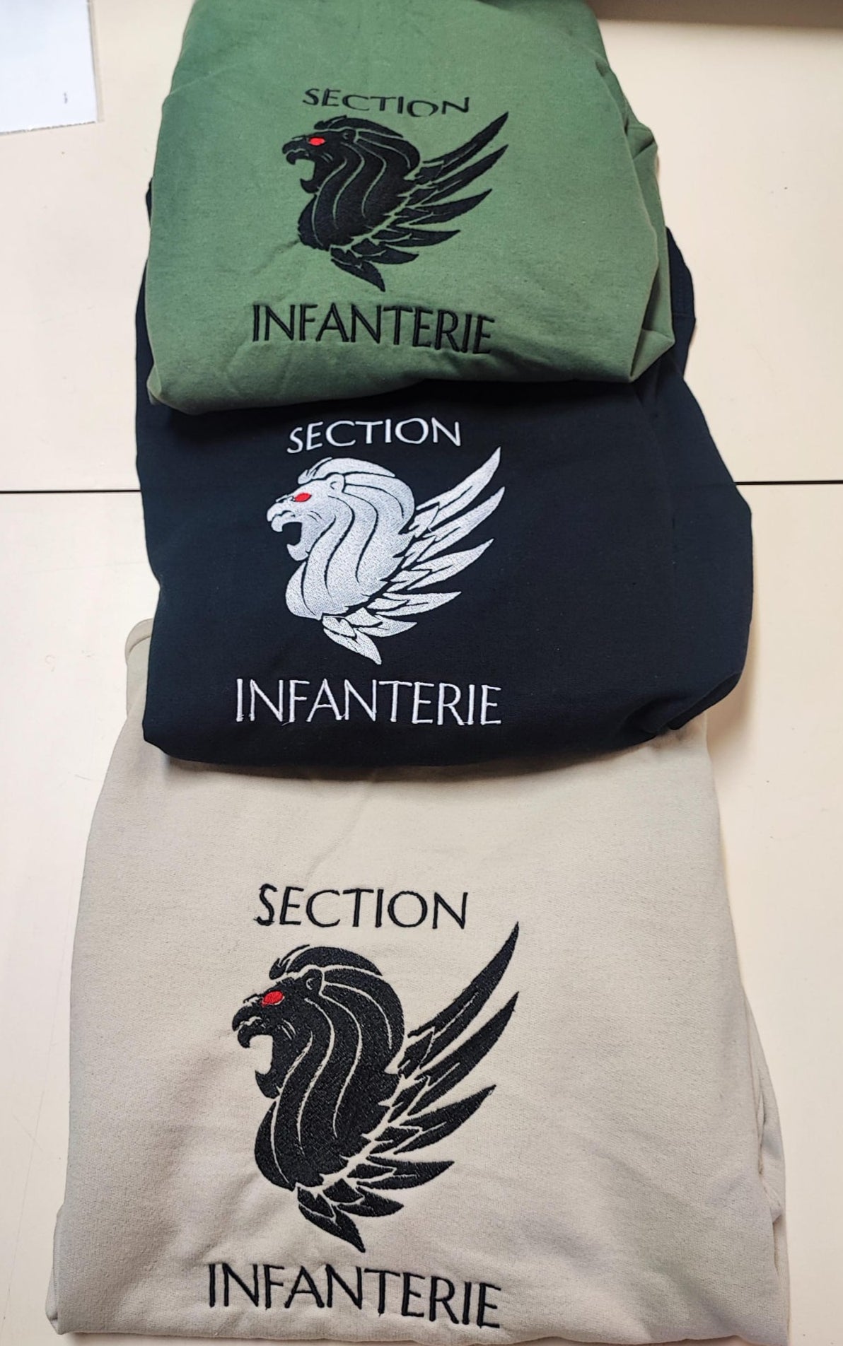 Sweat section - section infanterie