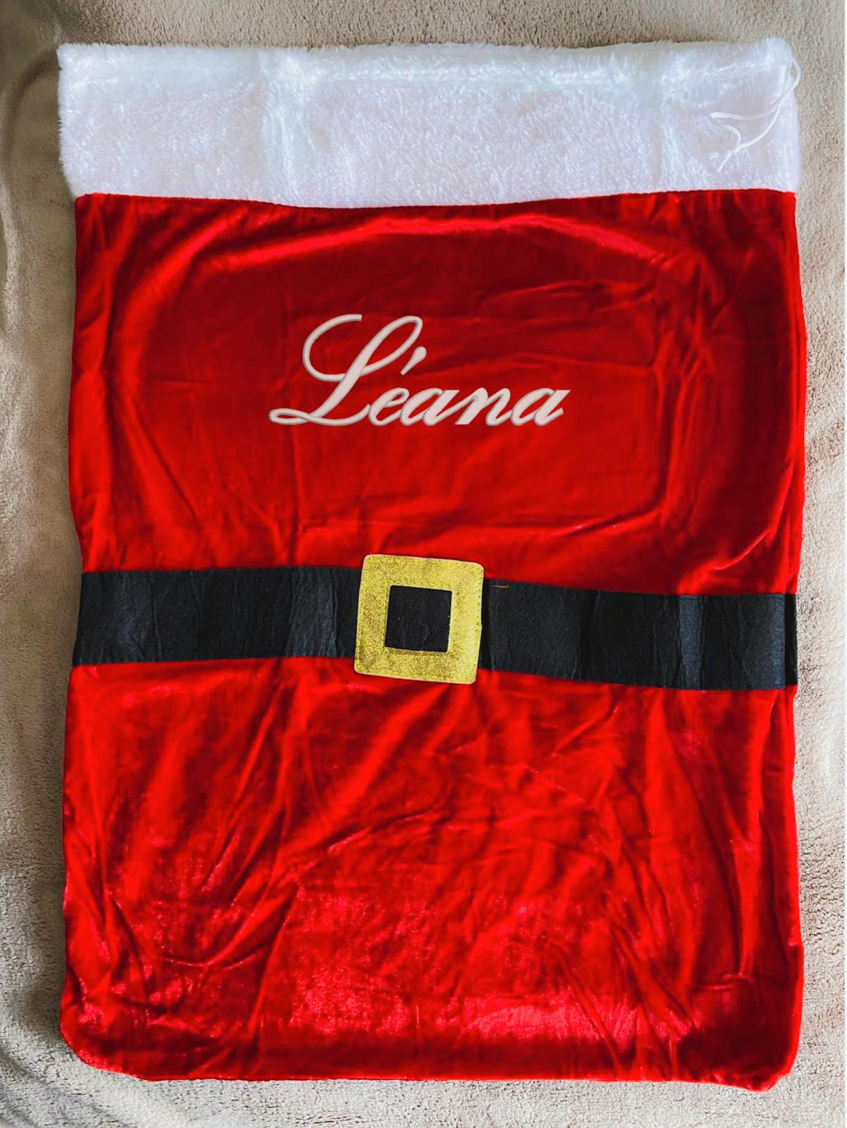 Hôte de cadeaux de Noël personnalisée brodée