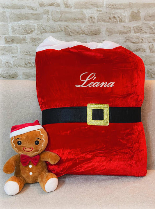 Hôte de cadeaux de Noël personnalisée brodée