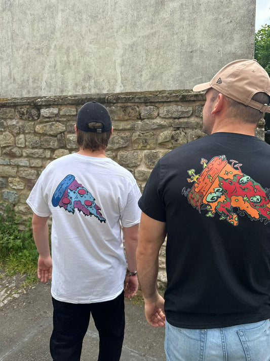 T-shirt - toxic but tasty pizza - Tinea x Victor Mack