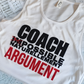 T-shirt/débardeur "Argument "