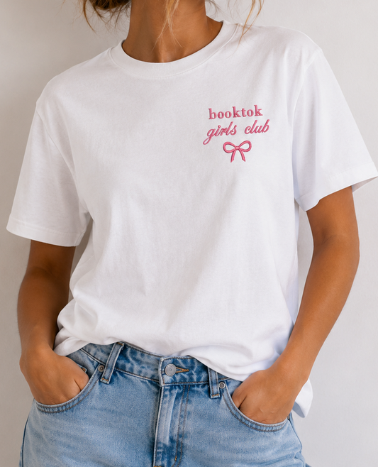 T-shirt / sweat brodé « Booktok Girls Club » – Cadeau lectrice & communauté romance