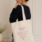 Tote bag brodé « Romance Reader Club » – Sac lectrice & BookTok