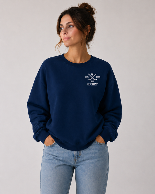 T-shirt / sweat brodé « B.U. Hockey » – College hockey varsity