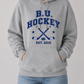 Sweat à capuche floqué « B.U. Hockey » – College hockey varsity