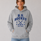 Sweat à capuche floqué « B.U. Hockey » – College hockey varsity