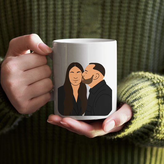 Tasse personnalisée - portrait