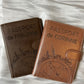 Pochette housse de passeport personnalisée gravée