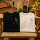 T-shirt brodé main italienne