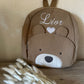 Sac à dos enfant ours brodé