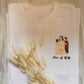 T-shirt / sweatshirt brodé photo couple et famille