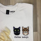 T-shirt / sweatshirt brodé photo animaux de compagnie