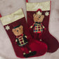 Chaussette de Noël ourson personnalisée