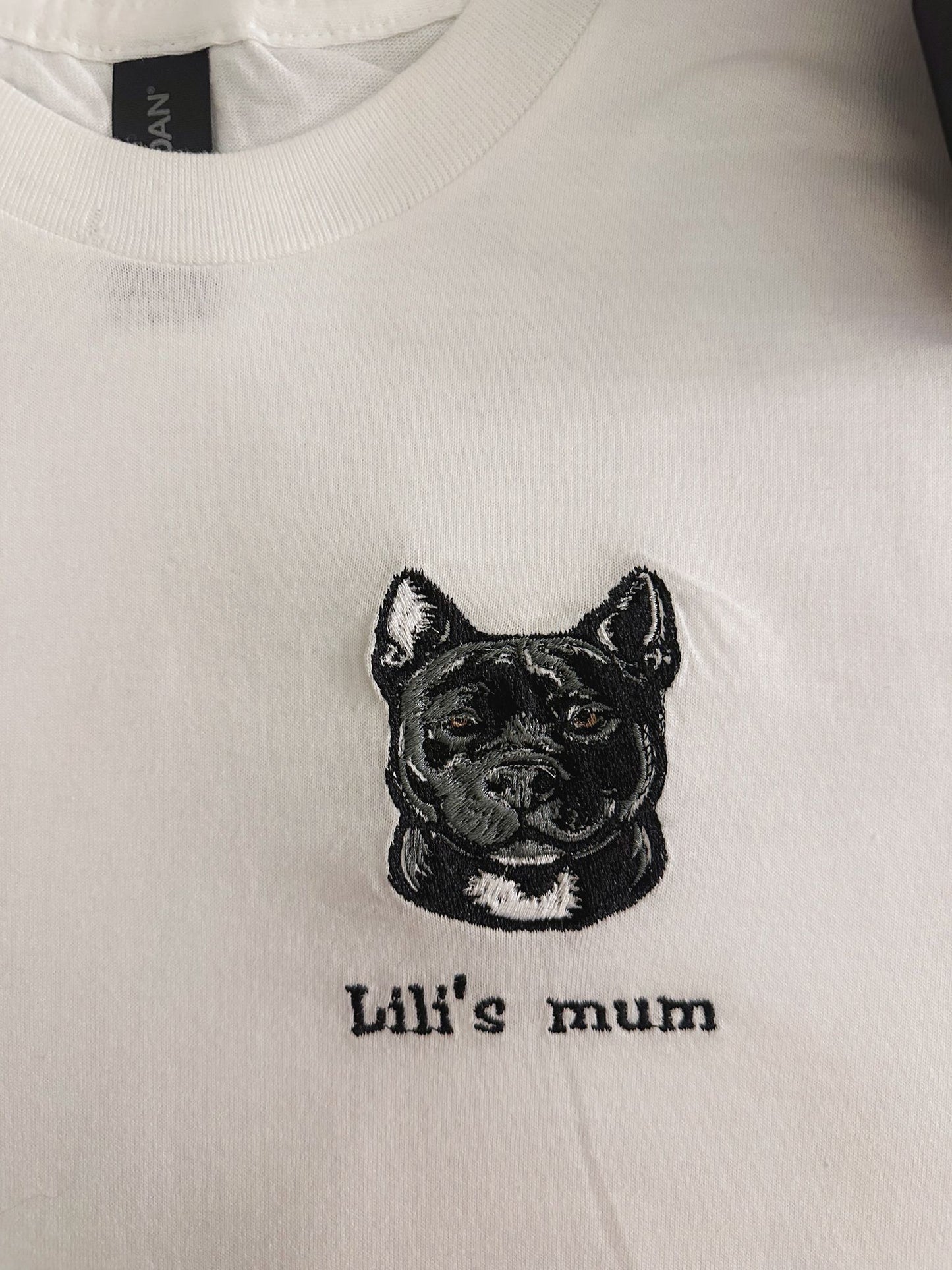 T-shirt / sweatshirt brodé photo animaux de compagnie