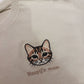 T-shirt / sweatshirt brodé photo animaux de compagnie