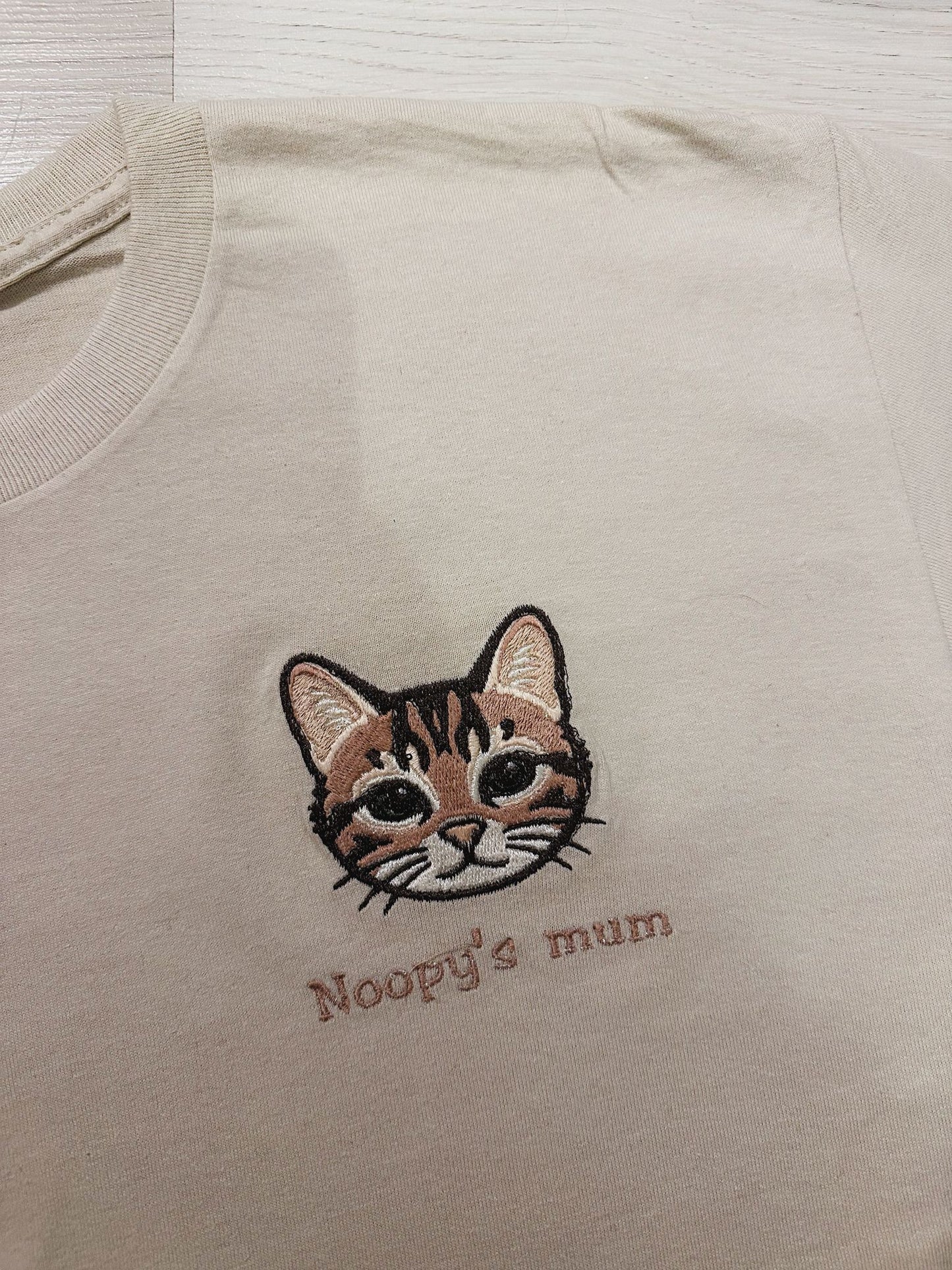 T-shirt / sweatshirt brodé photo animaux de compagnie