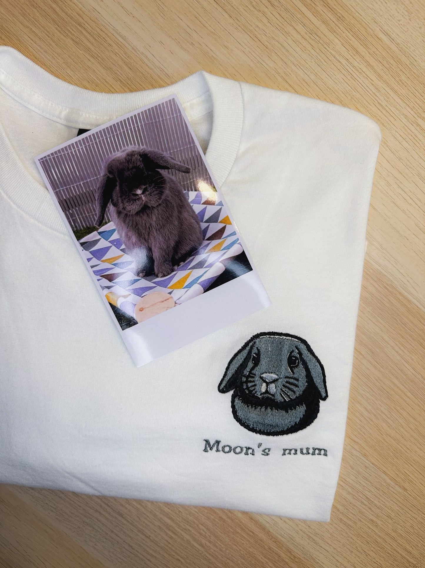 T-shirt / sweatshirt brodé photo animaux de compagnie