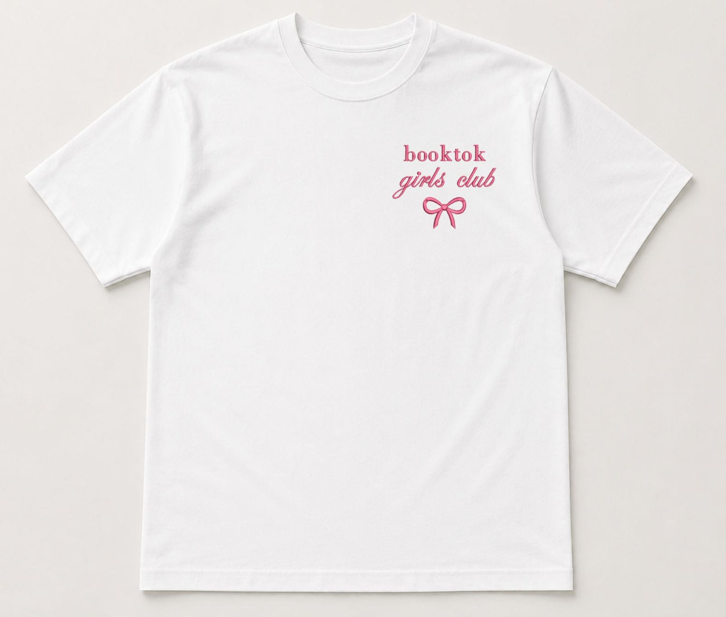T-shirt / sweat brodé « Booktok Girls Club » – Cadeau lectrice & communauté romance