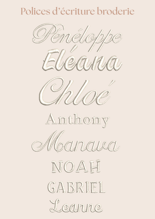 Bouillote avec nœud personnalisée brodée