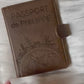 Pochette housse de passeport personnalisée gravée