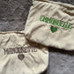 Trousse de toilette en velours côtelé - brodée