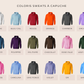 Sweatshirt brodé mom / dad photo